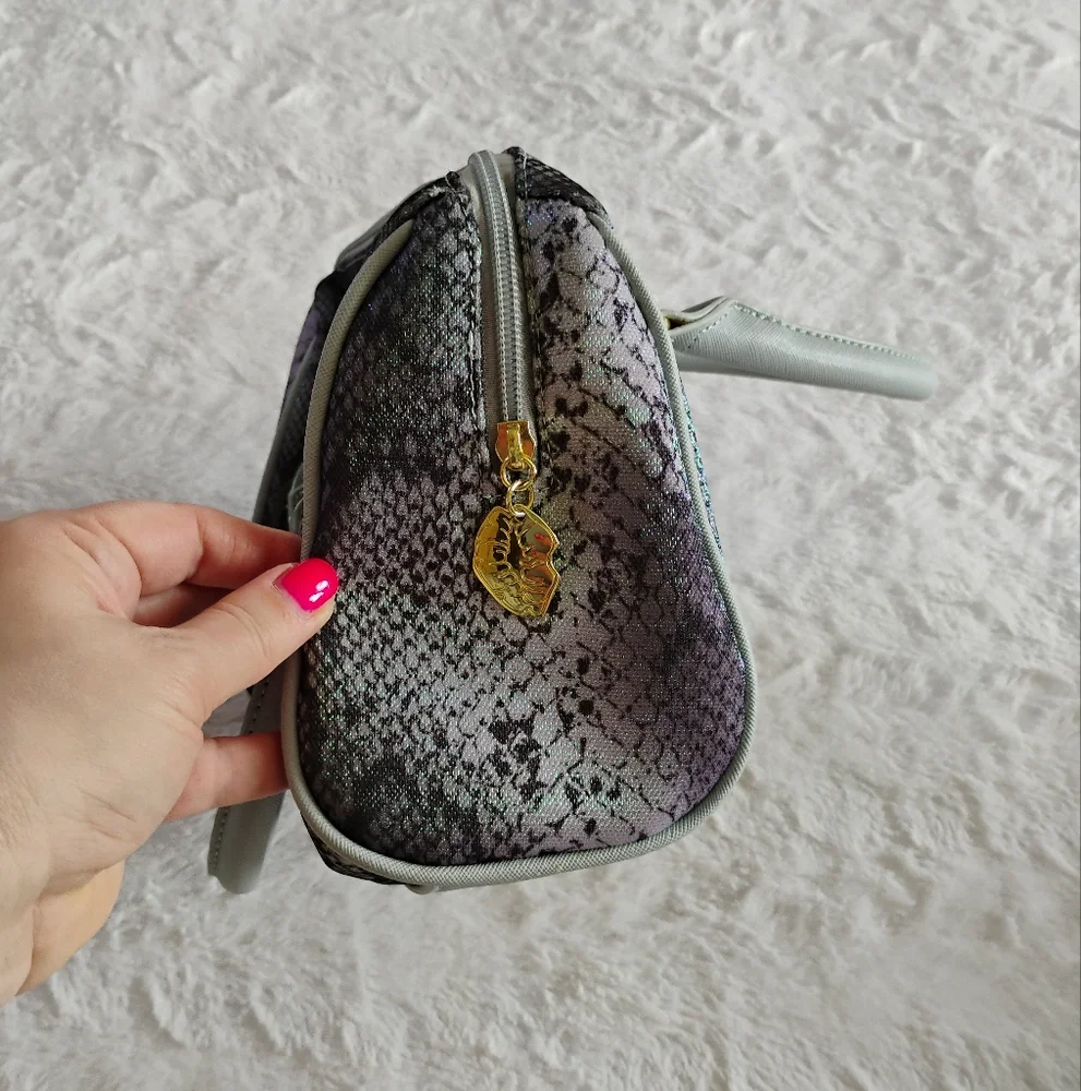 Luv Betsey By Betsey Johnson Iridescent Snake Print Satchel